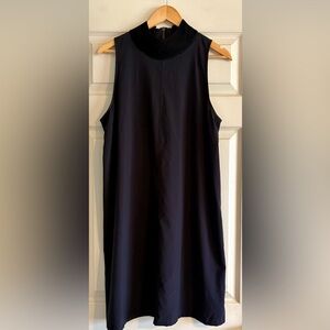 Athleta Black Sleeveless Shift Dress